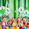 12PCS Four Leaf Clover Paper Garland 120ft Green Theme Party Streamer Tissue Flower Hanging Garland for Wedding Baby Shower Christmas Birthday St.Patrick's Party Decor